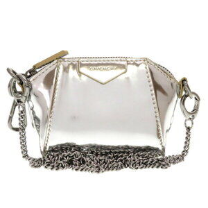 Givenchy Antigona Leather Silver Chain Shoulder Bag